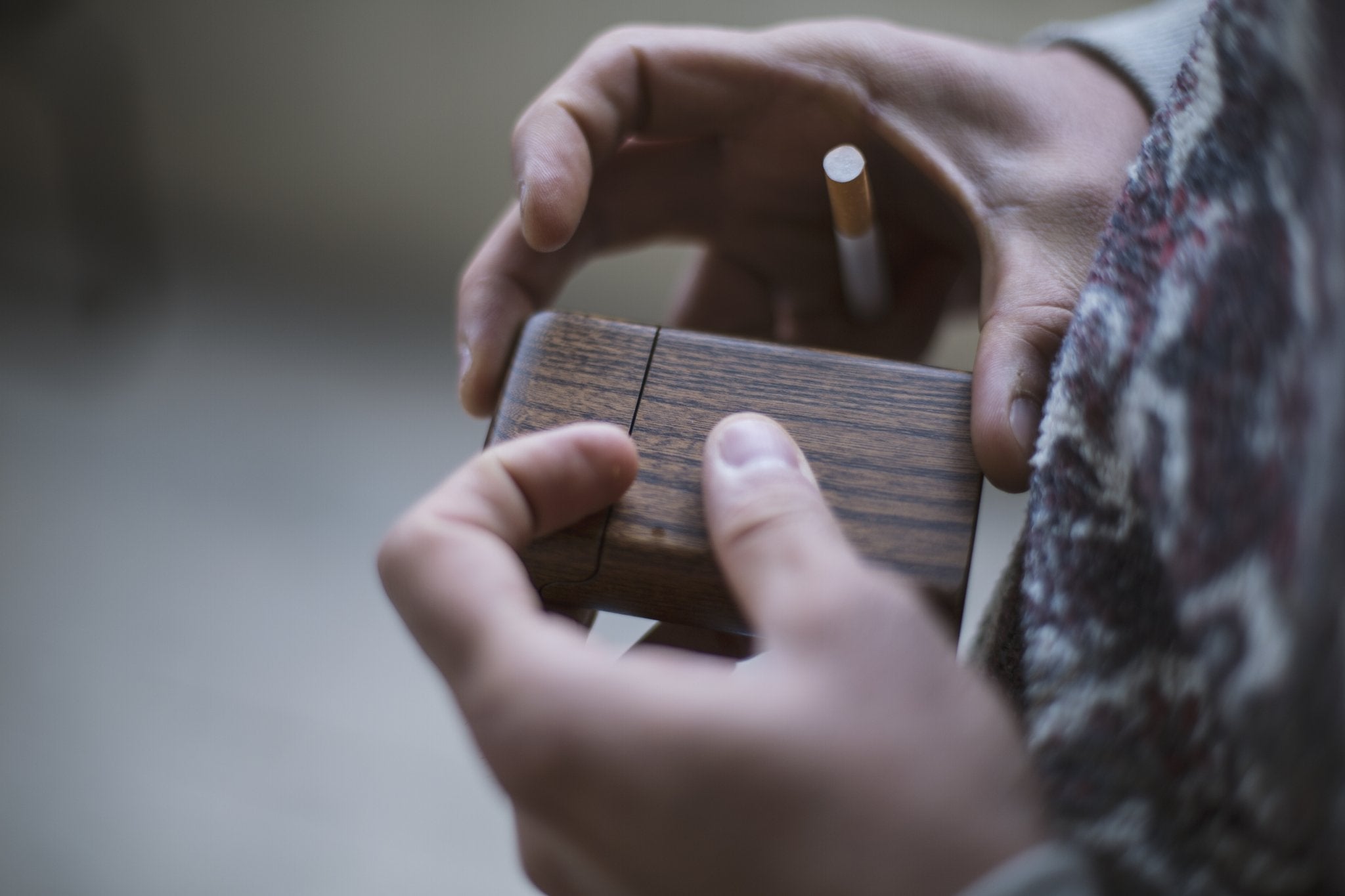 Wooden Cigarette Case - Handcrafted Natural Wood for 7 - TwoodWooden Cigarette CaseTwoodshoppingEco-FriendlyCigarette Case