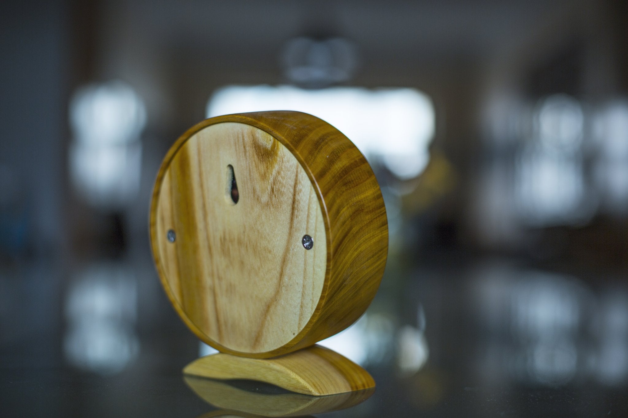 Wooden Desk Clock - Handmade Natural Wood Desktop Clock for Office - TwoodDesk ClockTwoodDesk ClockDesktop ClockEco-Friendly