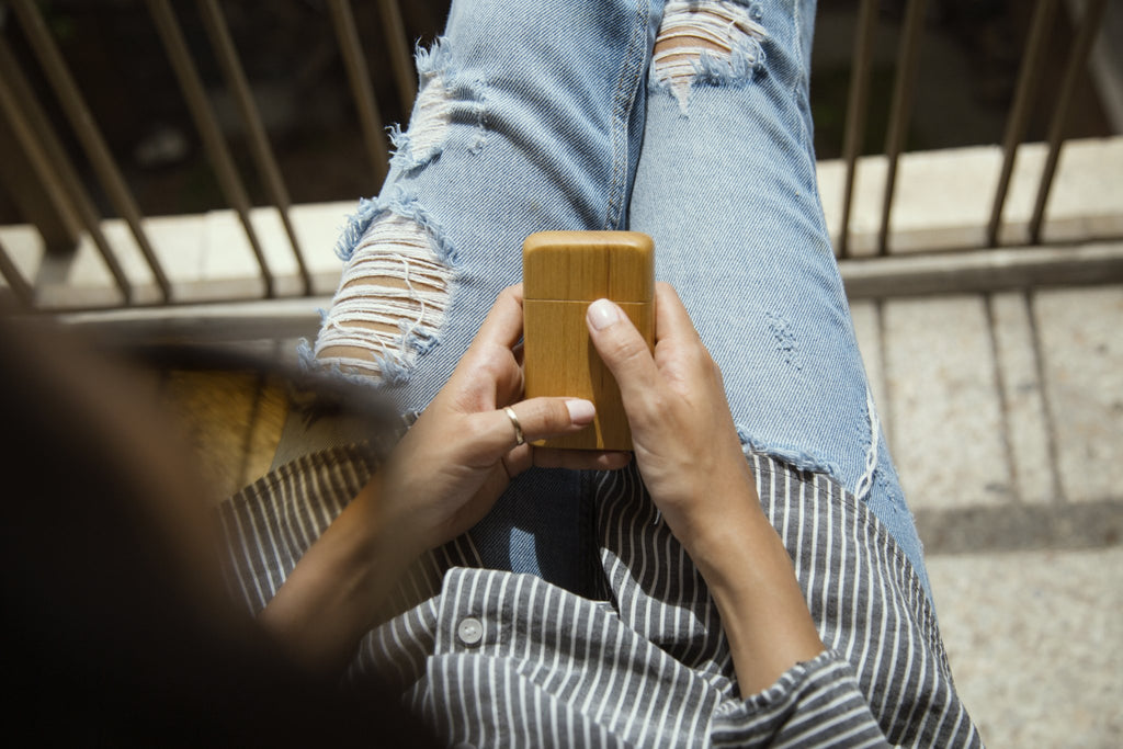 Wooden Cigarette Case - Handcrafted Natural Wood for 7 - TwoodWooden Cigarette CaseTwoodshoppingEco-FriendlyCigarette Case