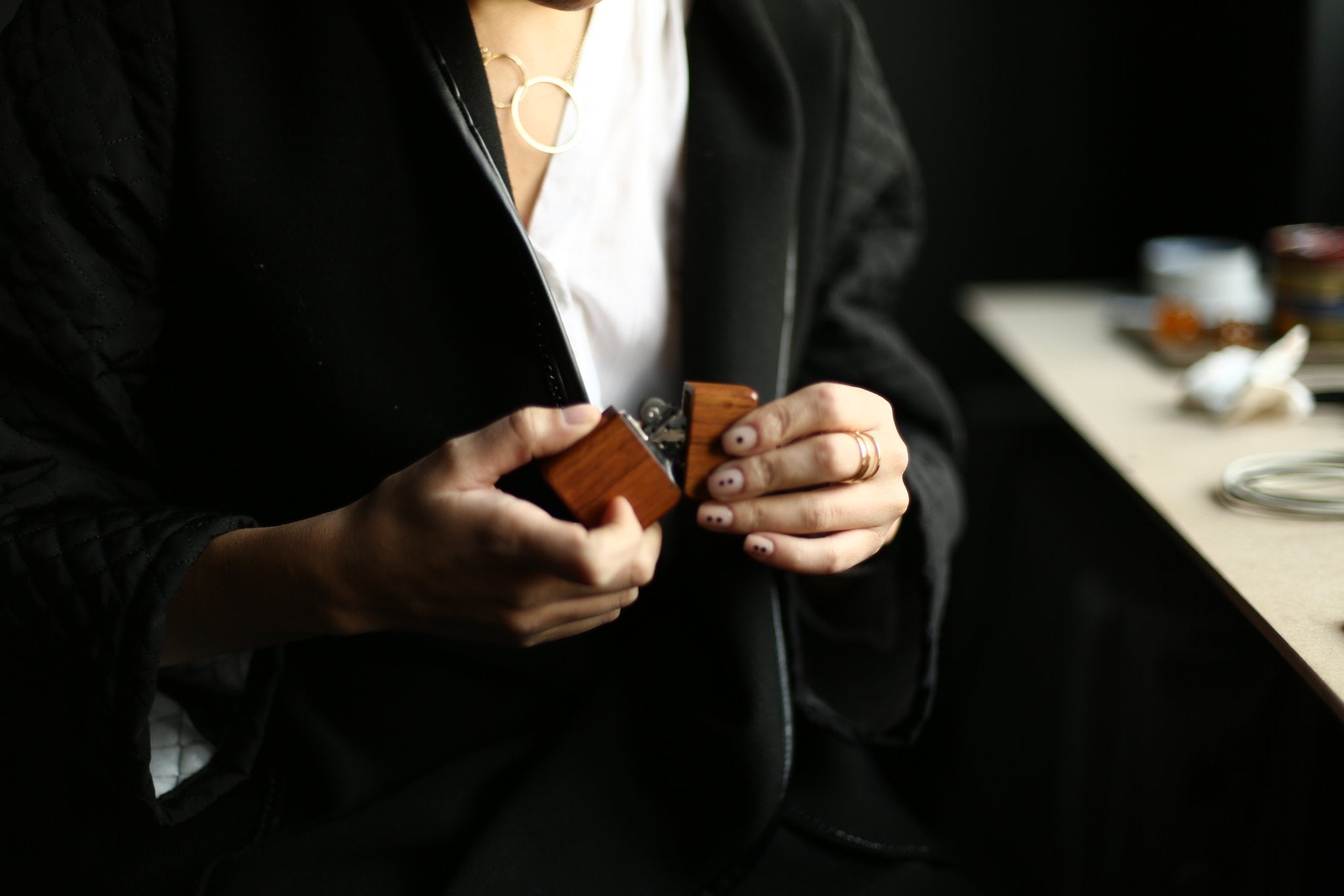 Wooden Lighter - Handcrafted Zippo-Style Wood Lighter - TwoodWooden LighterTwoodshoppingeco-friendlyCompactbeigeeco-friendly