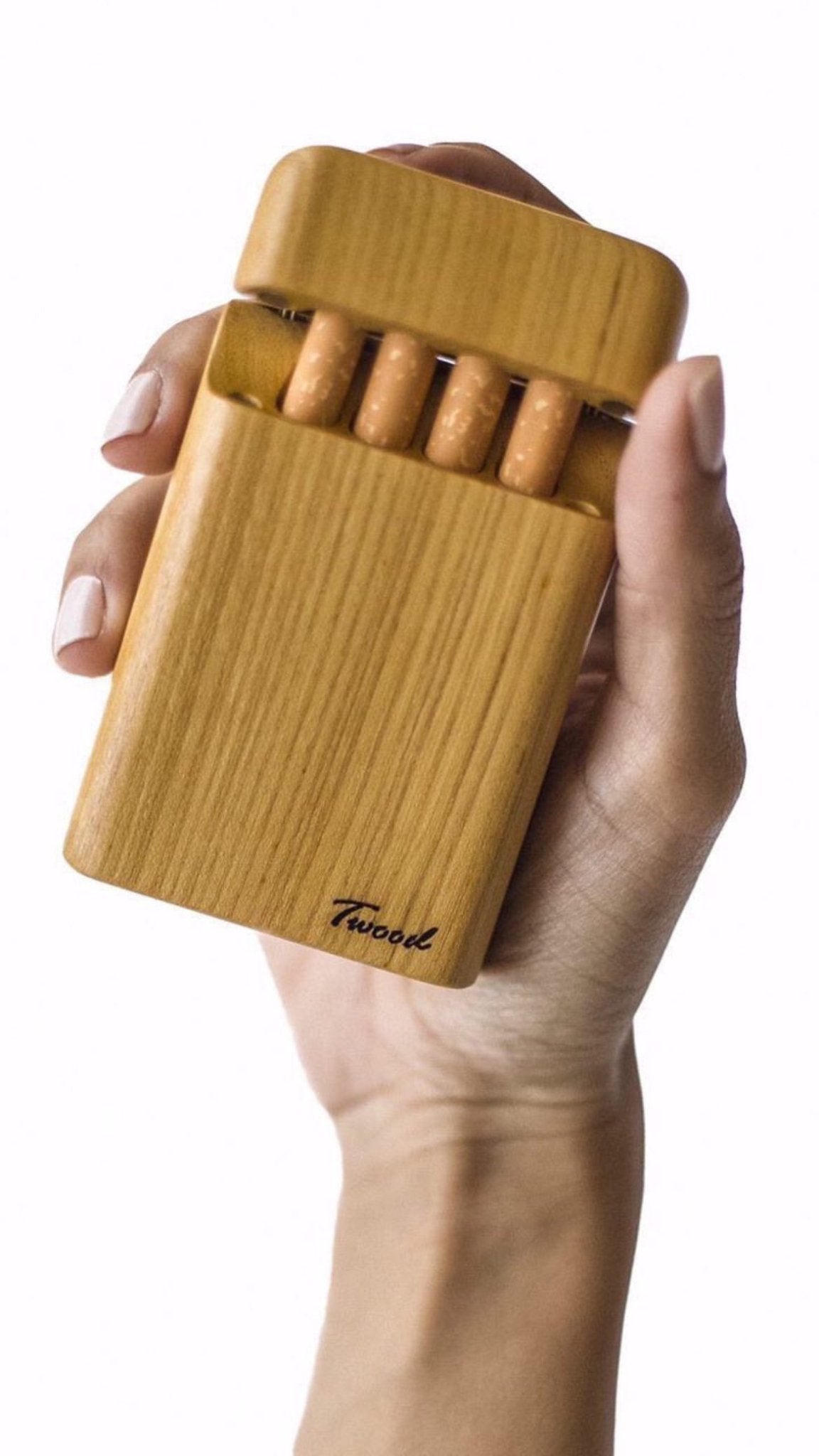 wooden cigarette replacement Wooden Cigarette Case - Handcrafted Personalized