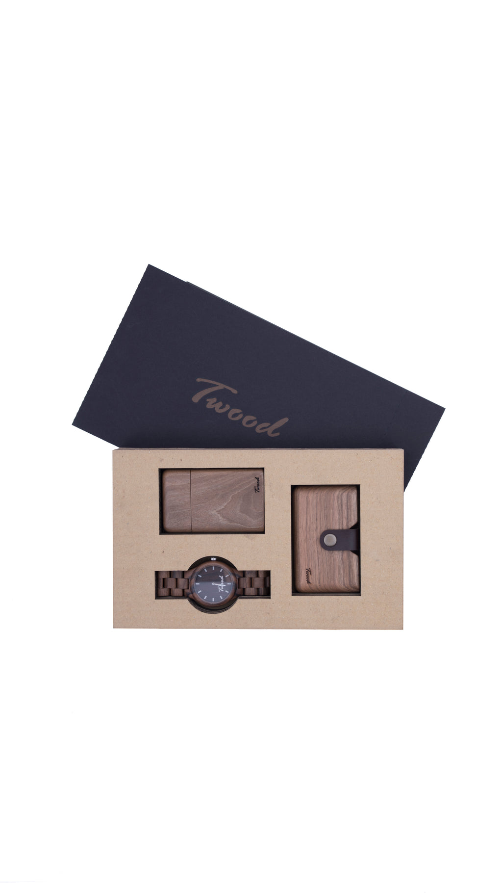 Wooden Accessories Box (Three Items)