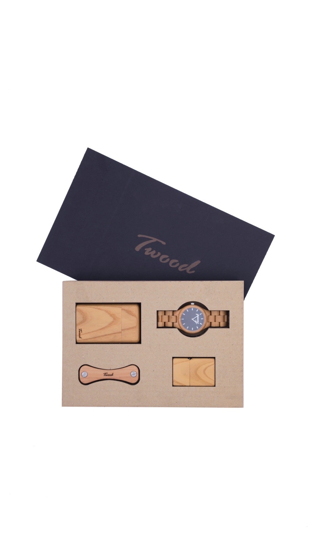 Wooden Accessories Box (Four Items)