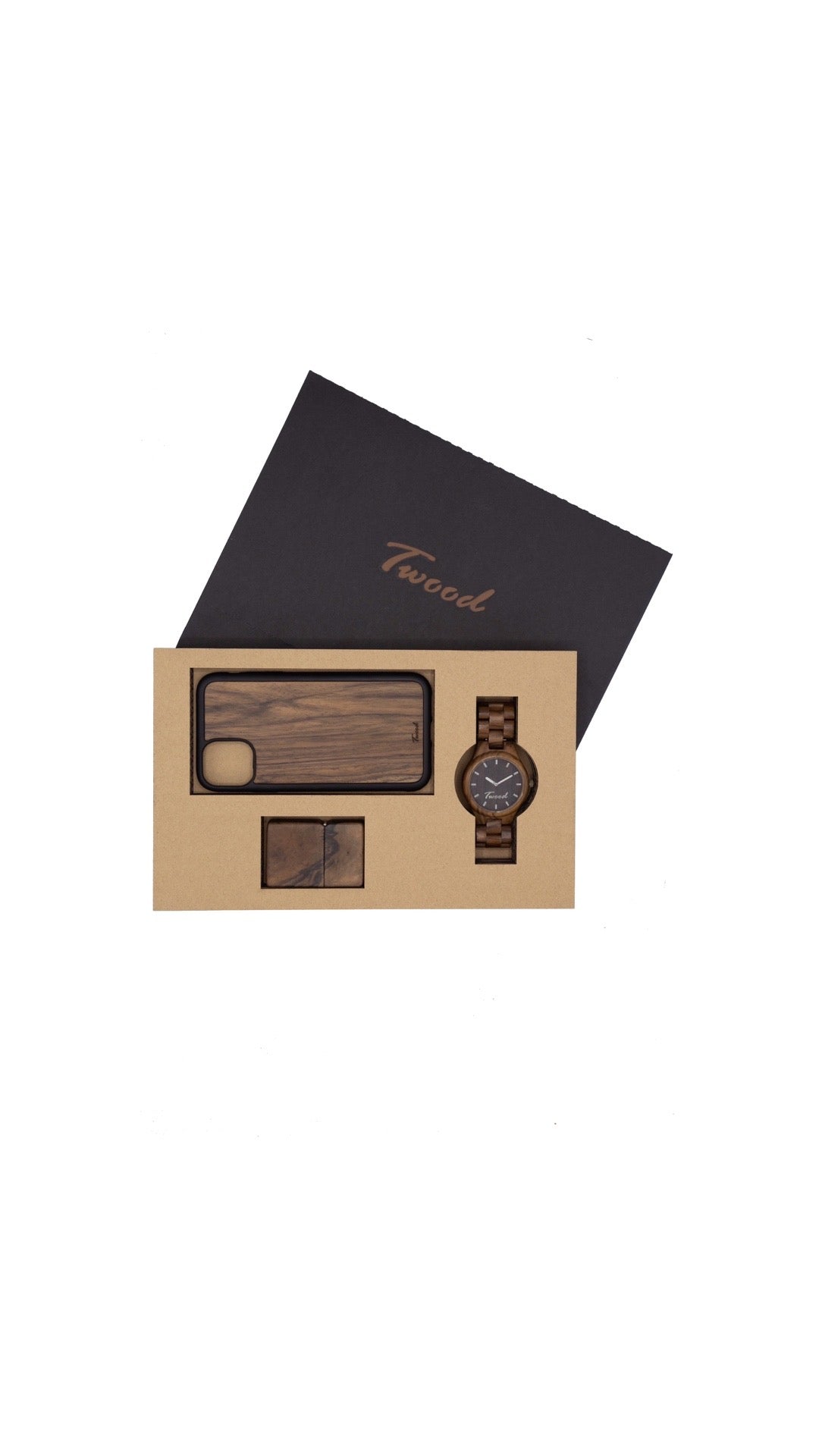 Wooden Accessories Box (Three Items)