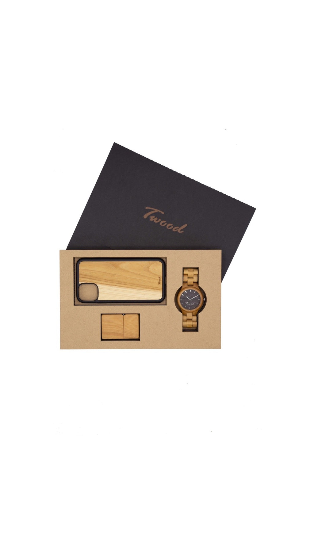 Wooden Accessories Box (Three Items)