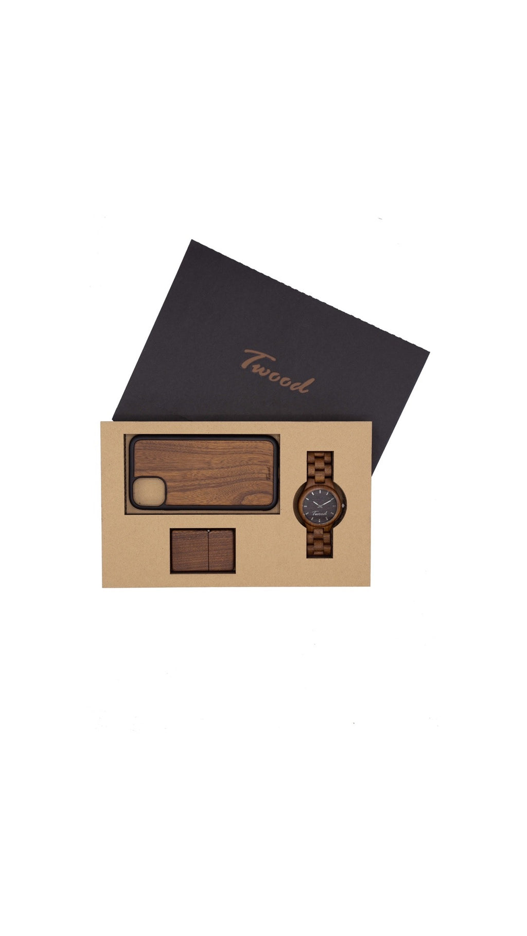 Wooden Accessories Box (Three Items)