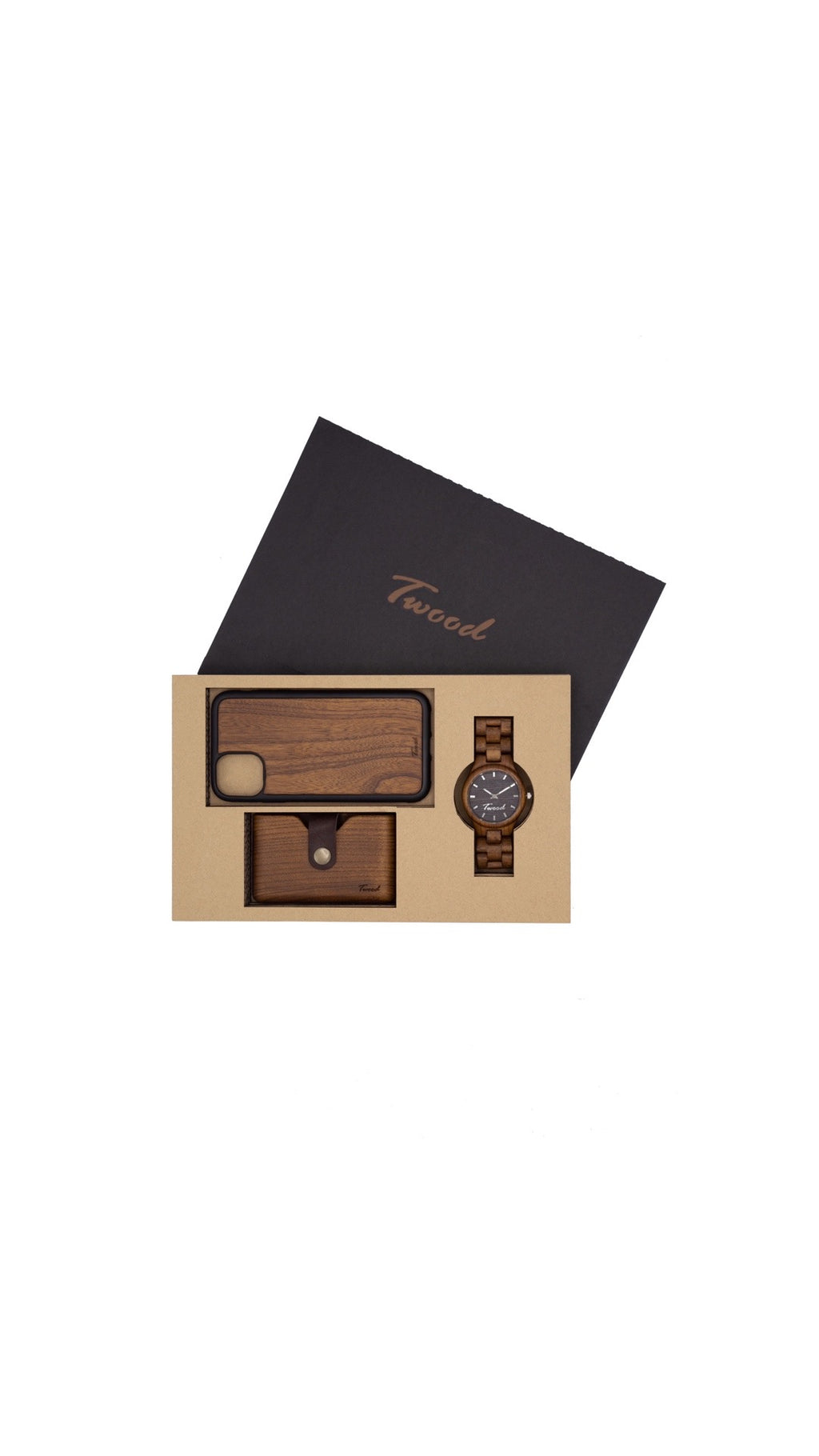 Wooden Accessories Box (Three Items)