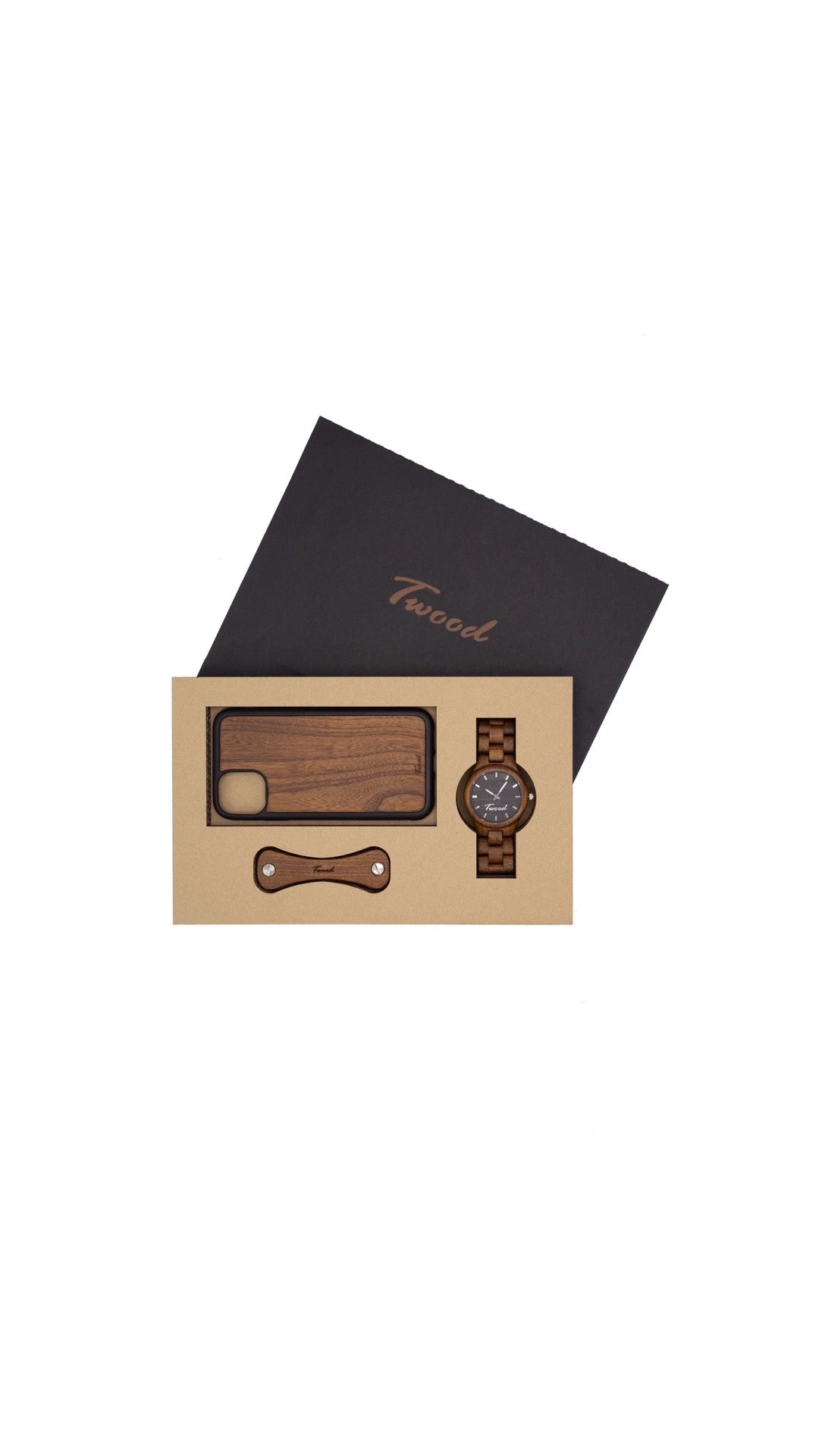 Wooden Accessories Box (Three Items)