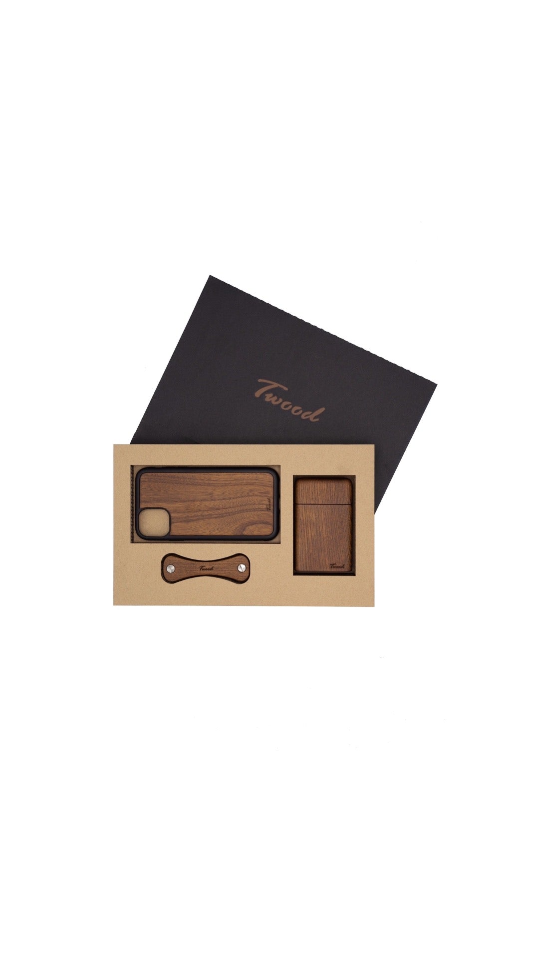 Wooden Accessories Box (Three Items)