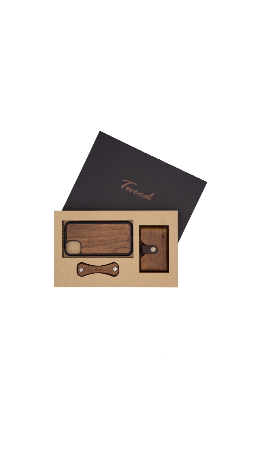 Wooden Accessories Box (Three Items)