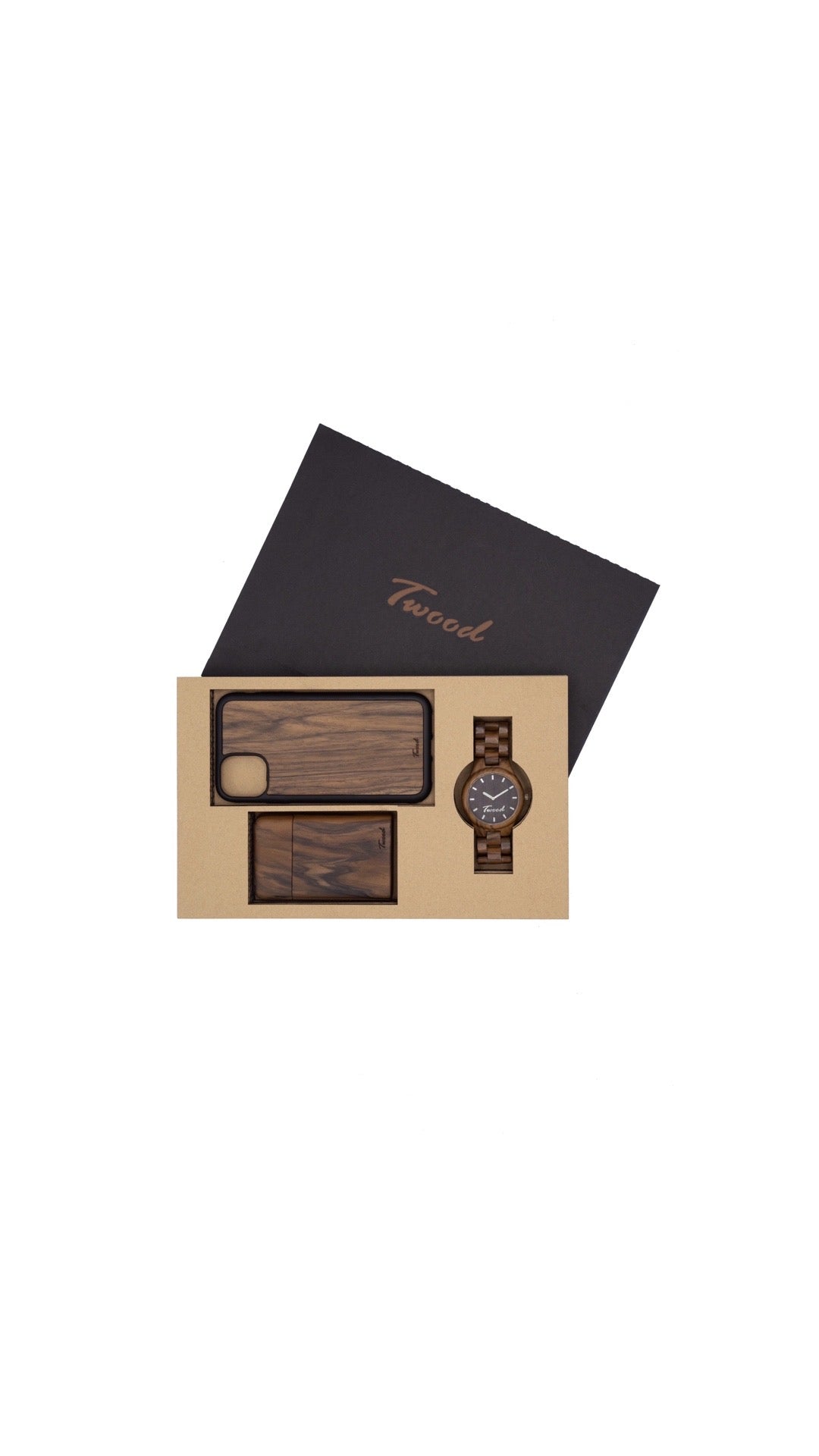 Wooden Accessories Box (Three Items)