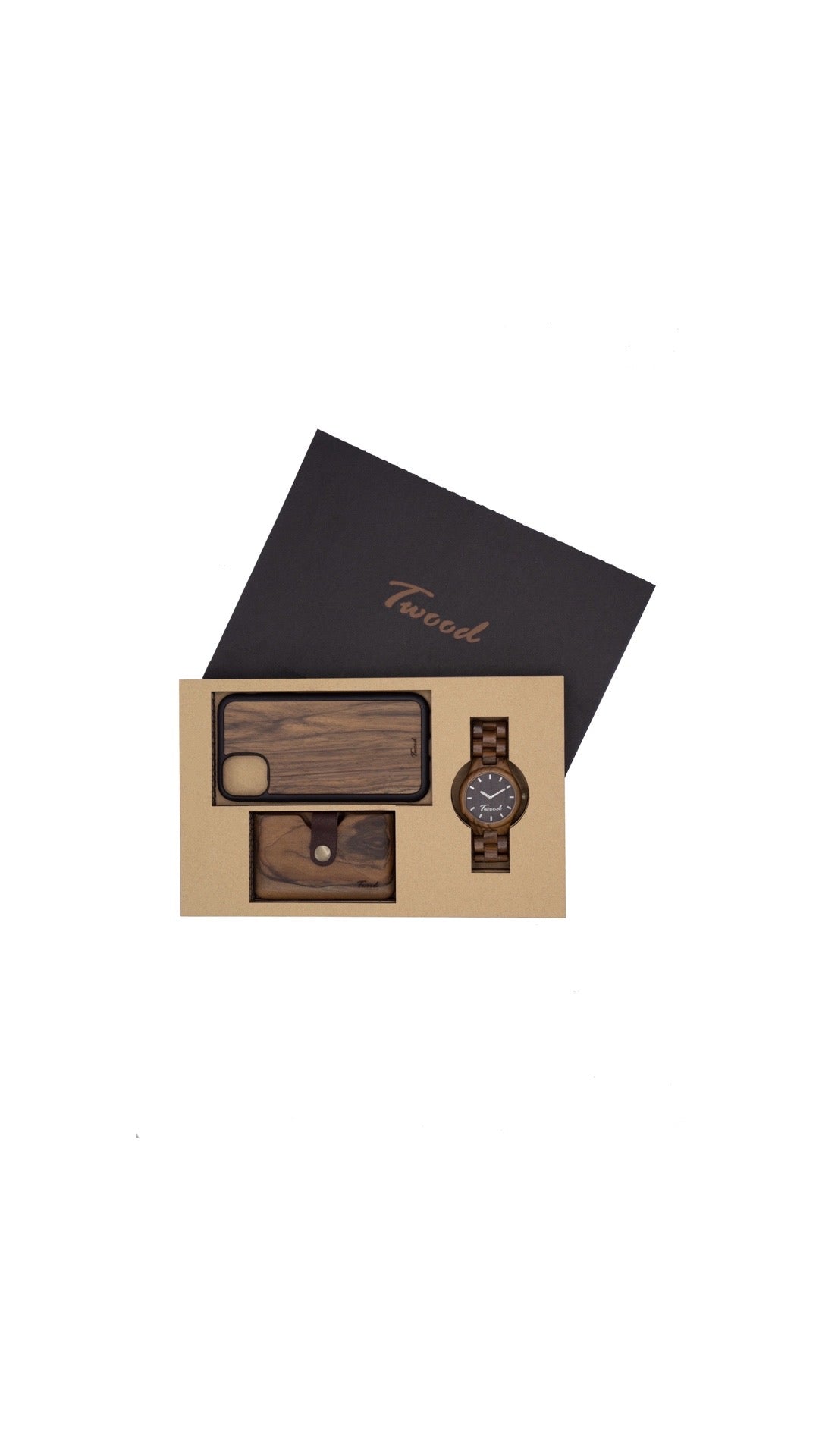 Wooden Accessories Box (Three Items)