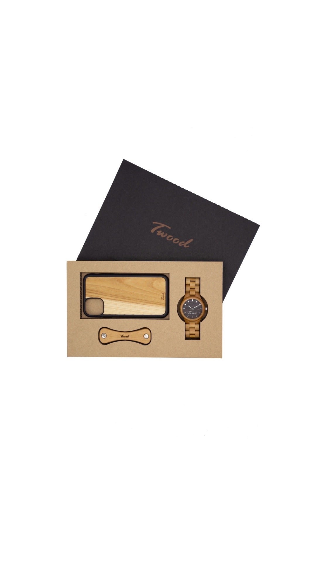 Wooden Accessories Box (Three Items)