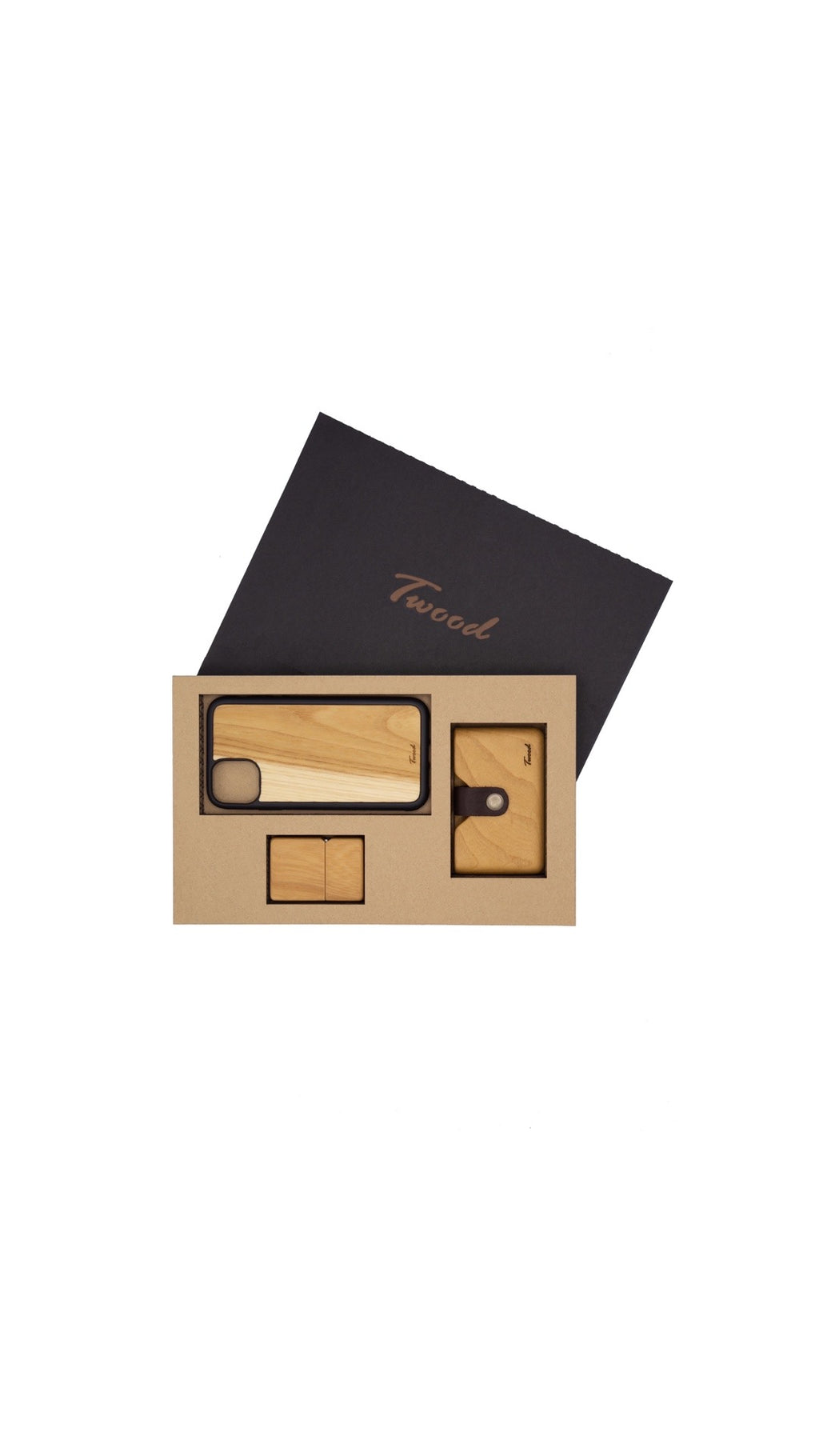 Wooden Accessories Box (Three Items)