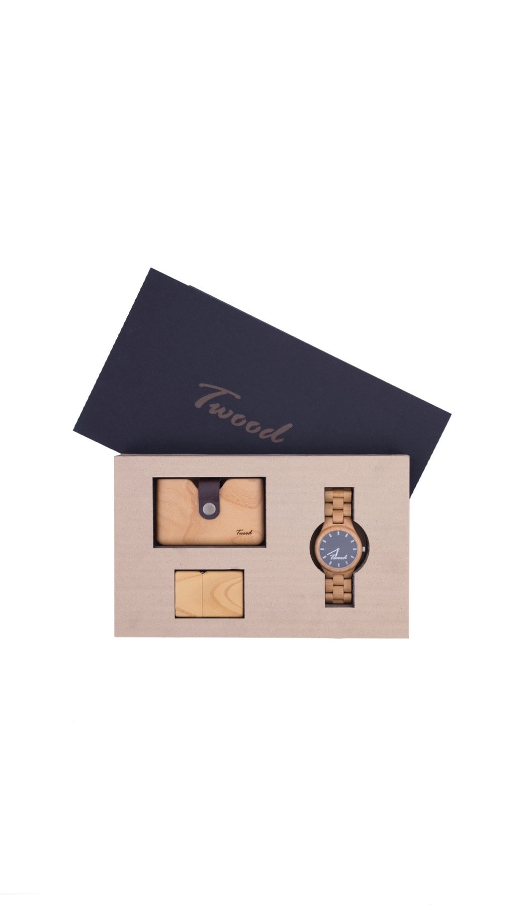 Wooden Accessories Box (Three Items)