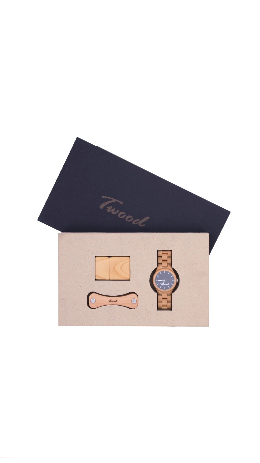 Wooden Accessories Box (Three Items)