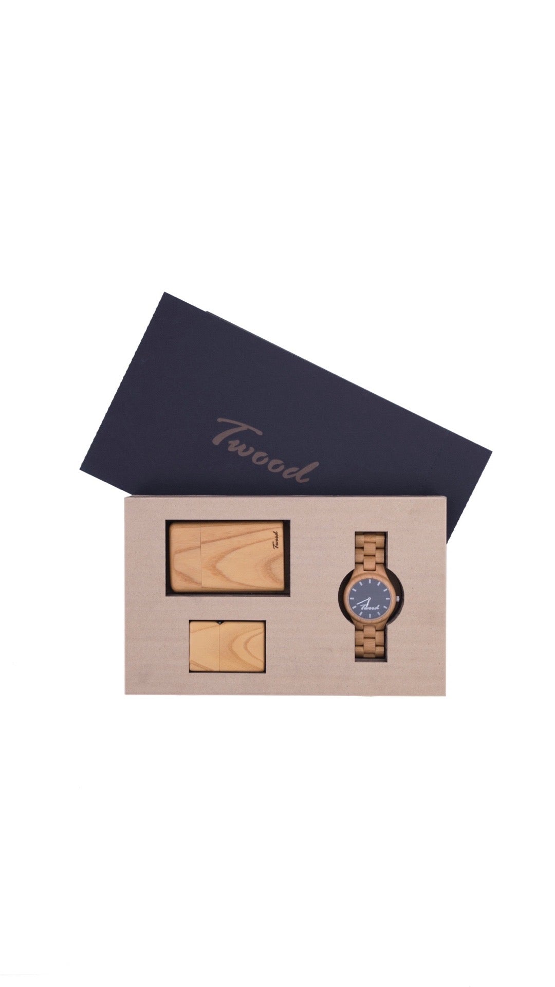 Wooden Accessories Box (Three Items)