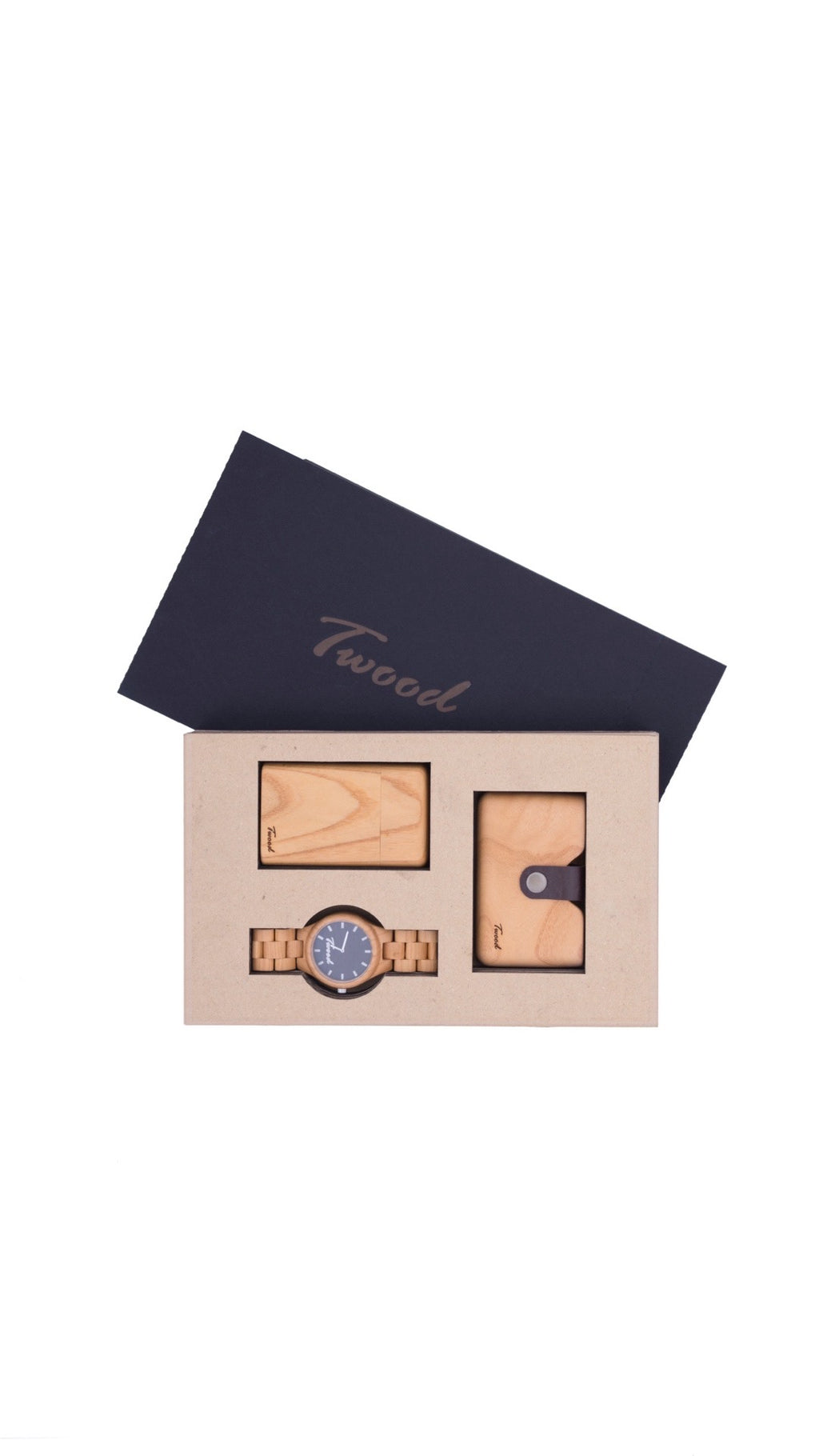 Wooden Accessories Box (Three Items)