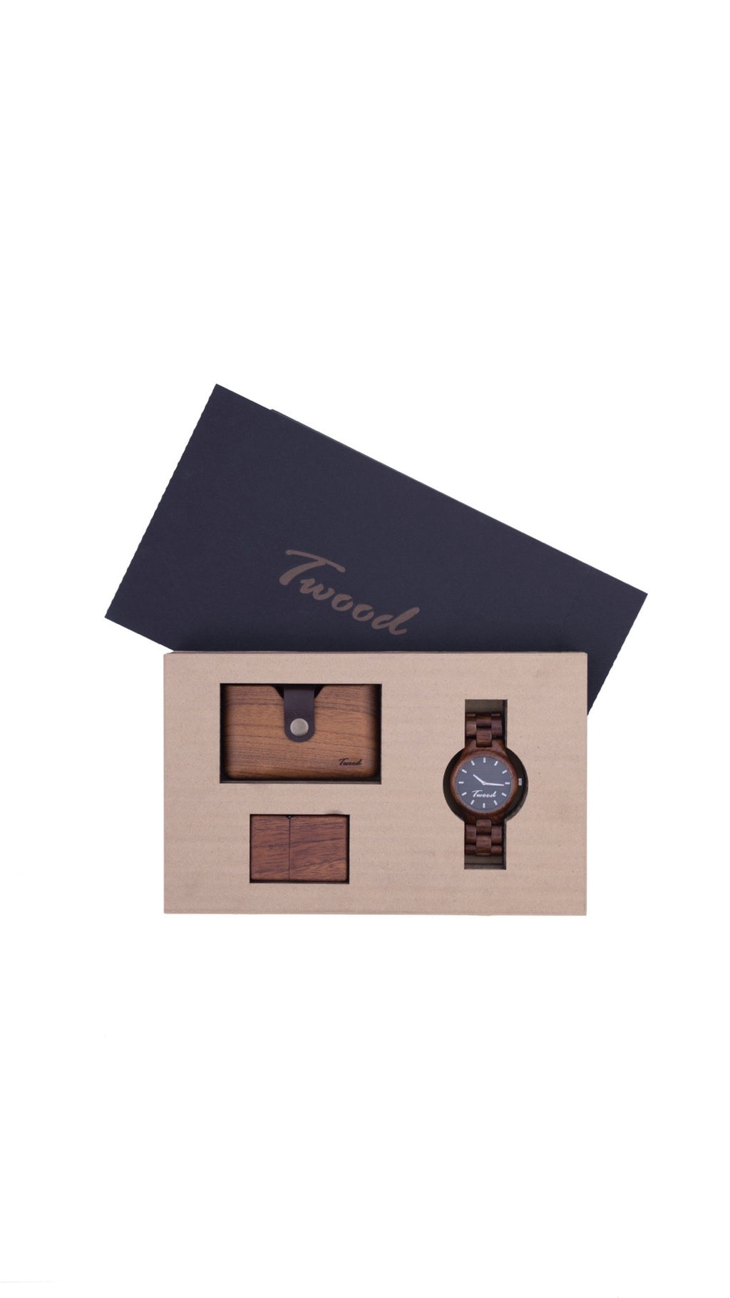 Wooden Accessories Box (Three Items)