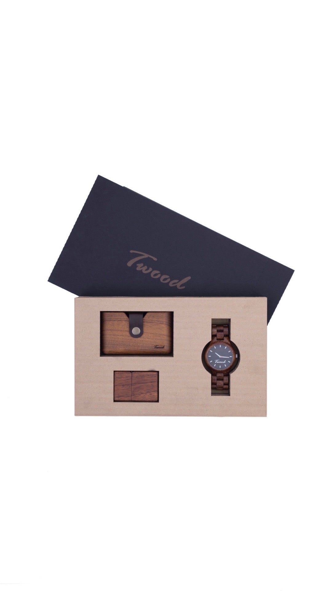 Wooden Accessories Box (Three Items)