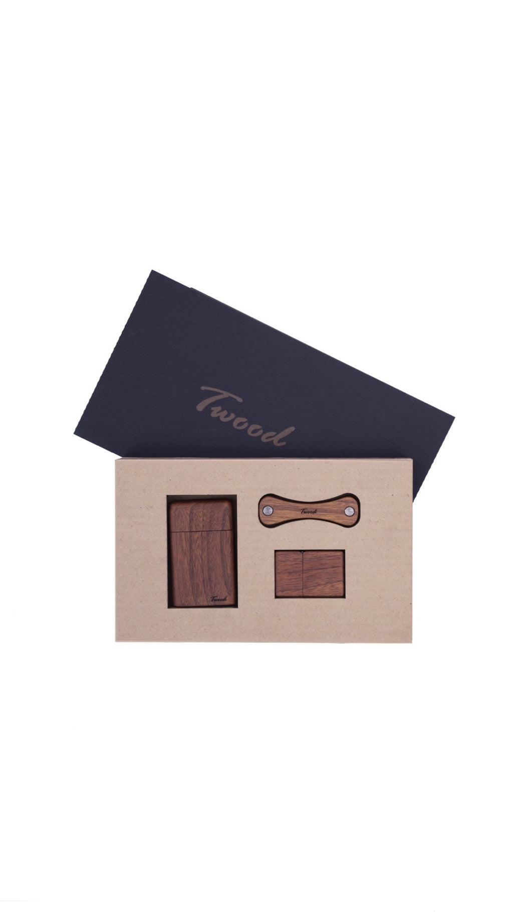 Wooden Accessories Box (Three Items)