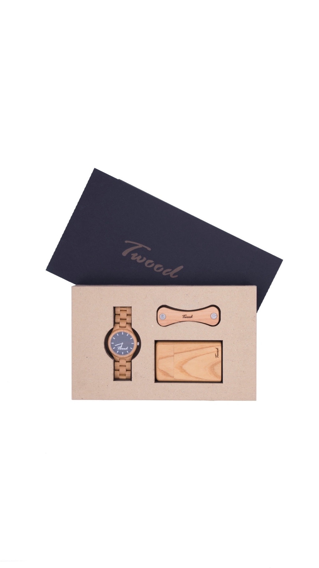 Wooden Accessories Box (Three Items)