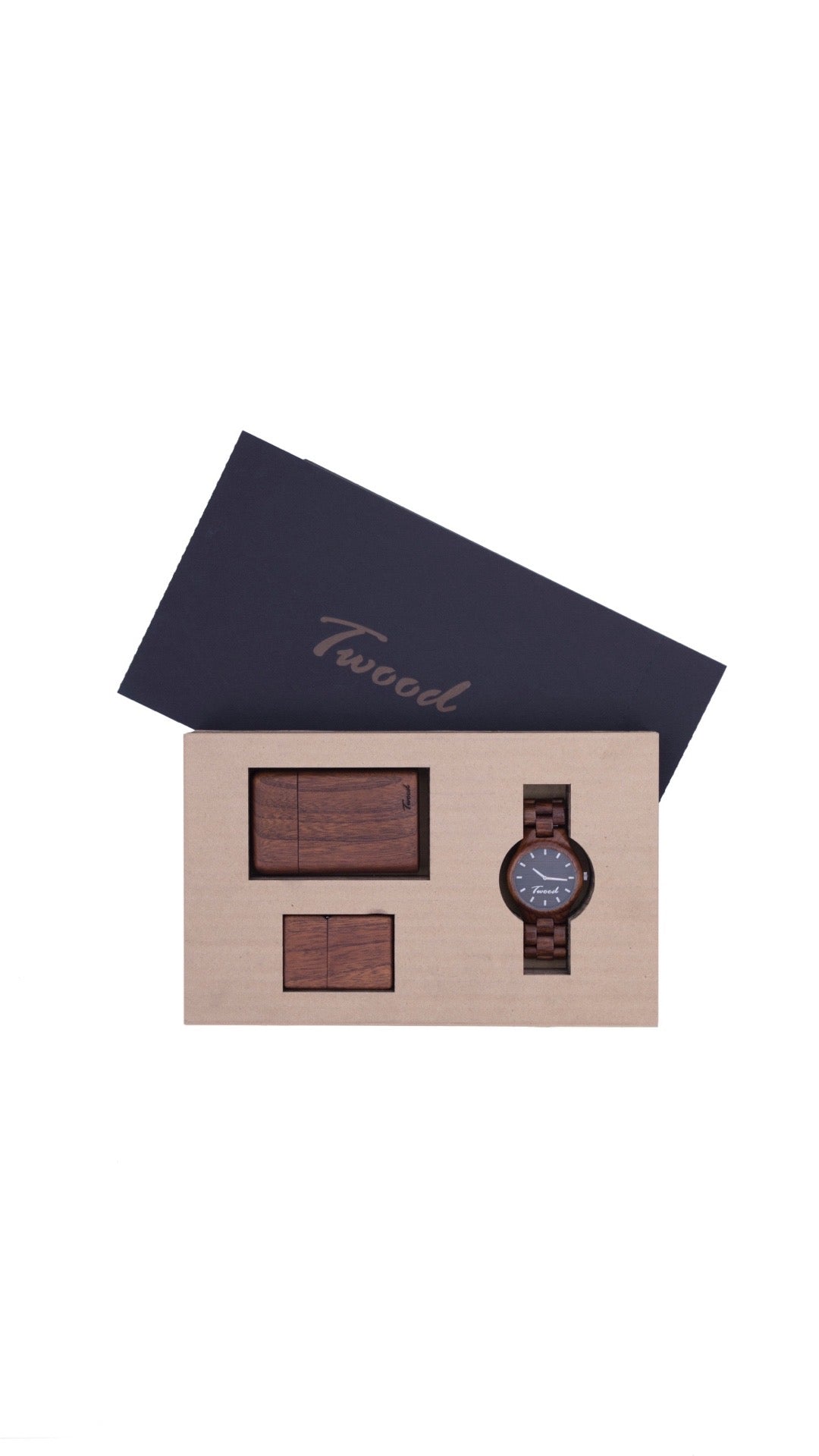 Wooden Accessories Box (Three Items)