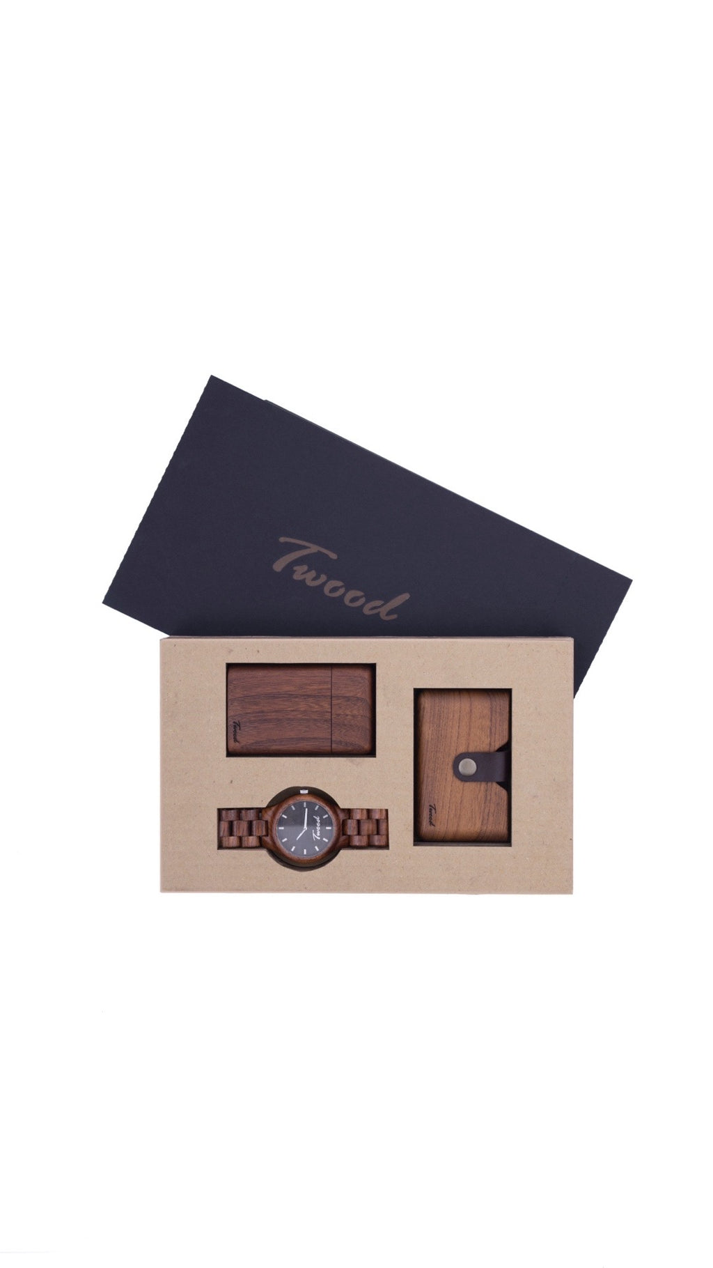 Wooden Accessories Box (Three Items)