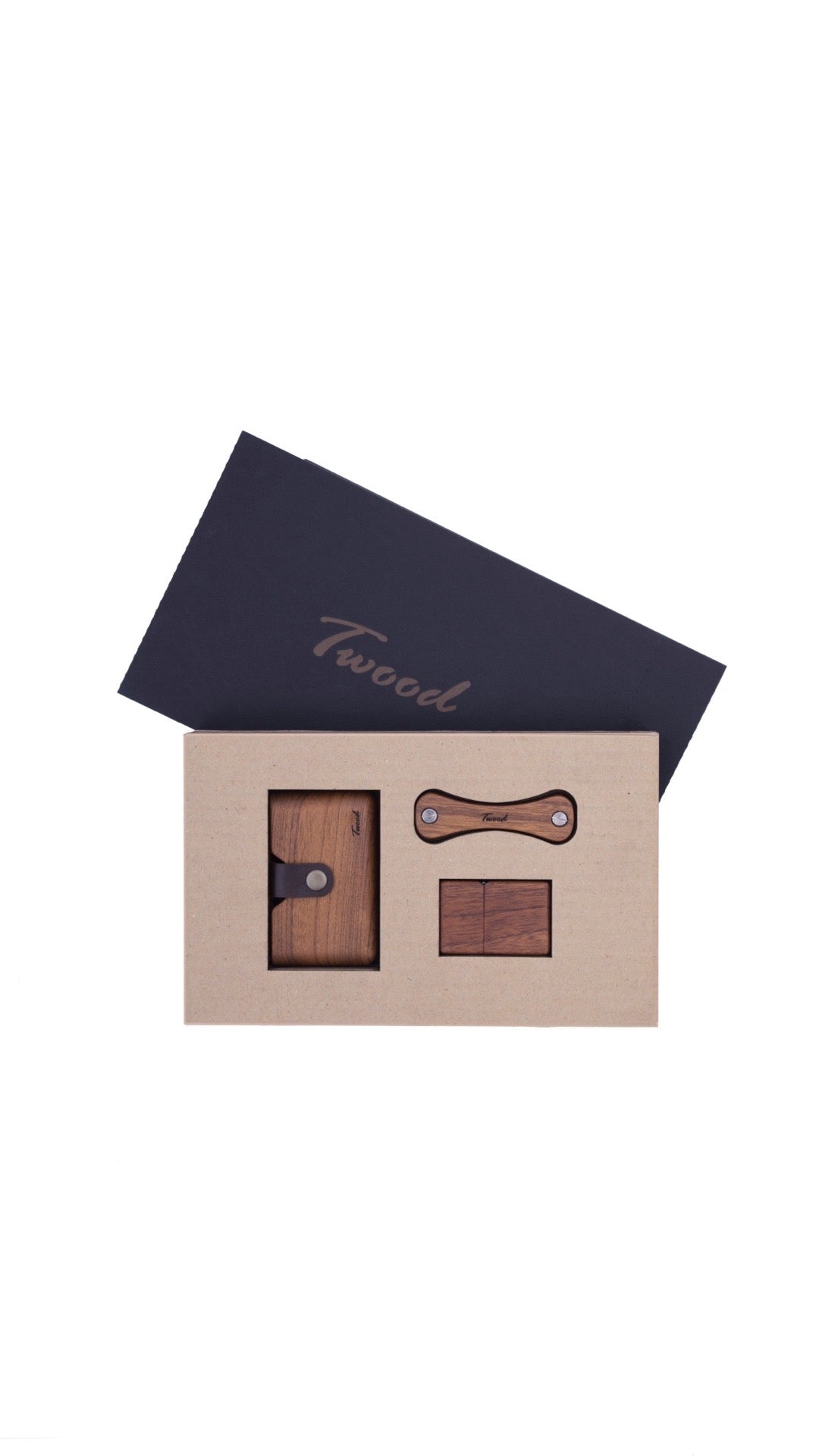Wooden Accessories Box (Three Items)