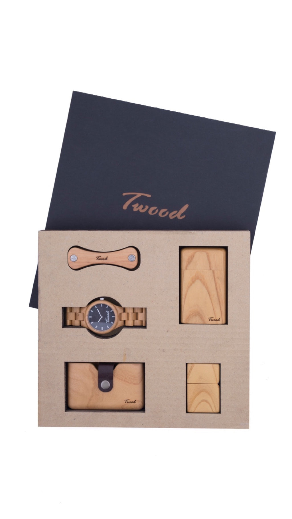 Wooden Accessories Box (Five Items)