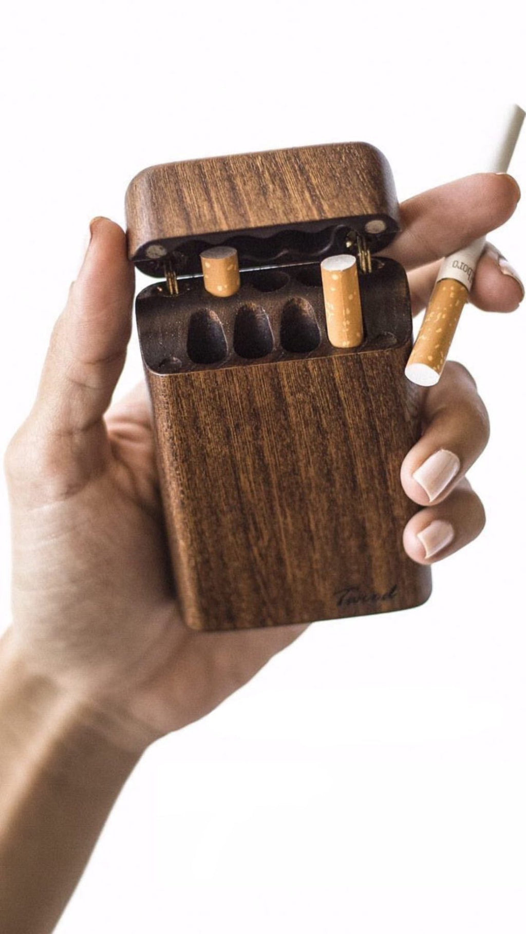 Wooden Cigarette Case - Handcrafted Natural Wood for 7 - TwoodWooden Cigarette CaseTwoodshoppingEco-FriendlyCigarette Case