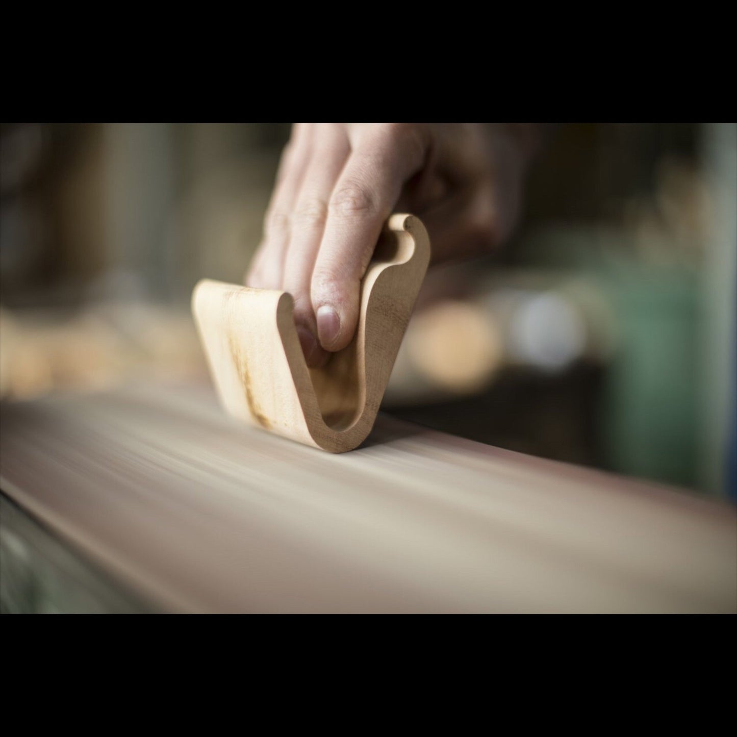 Eco-friendly wooden mobile stand - handmade natural wood smartphone holder