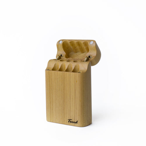 Wooden Cigarette Case - Handcrafted Natural Wood for 7 - TwoodWooden Cigarette CaseTwoodshoppingEco-FriendlyCigarette Case