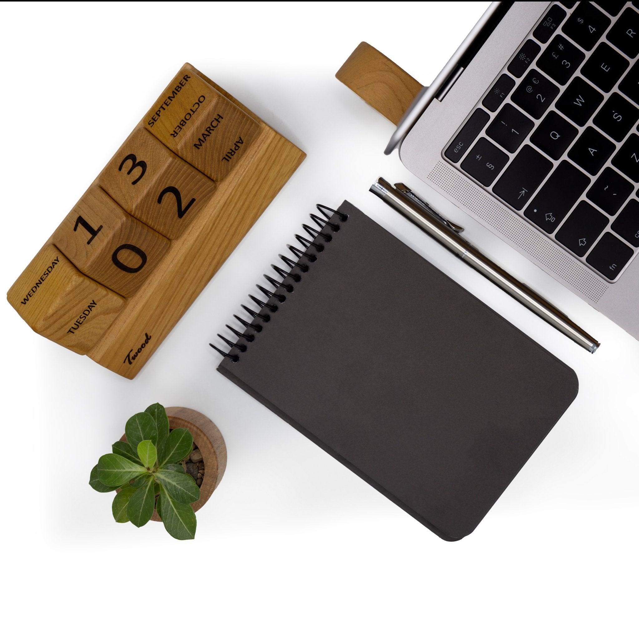 Wooden Laptop Stand - Handmade Ergonomic Wood Laptop Riser for Desk - TwoodLaptop StandTwoodshoppingDesk AccessoriesErgonomic