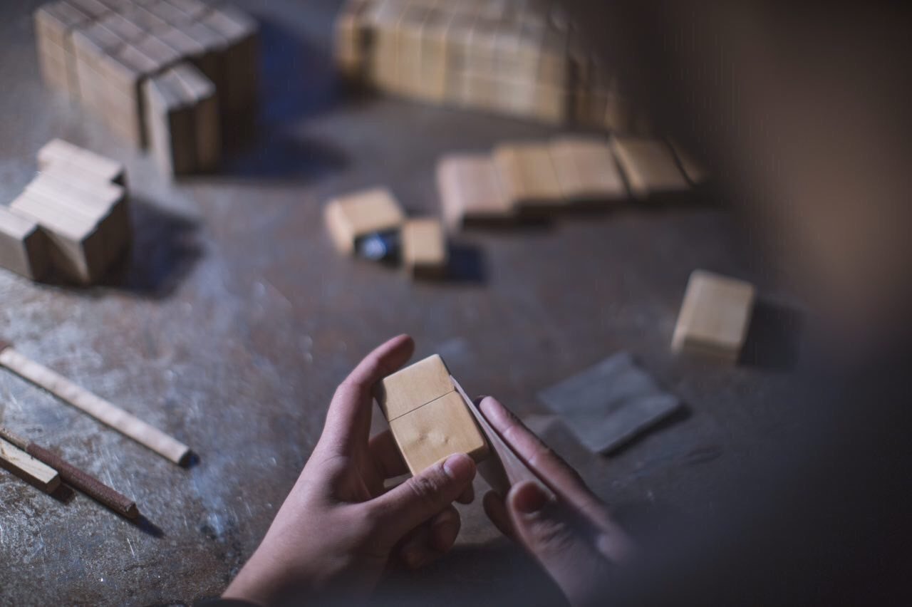 Wooden Lighter - Handcrafted Zippo-Style Wood Lighter - TwoodWooden LighterTwoodshoppingeco-friendlyCompactbeigeeco-friendly