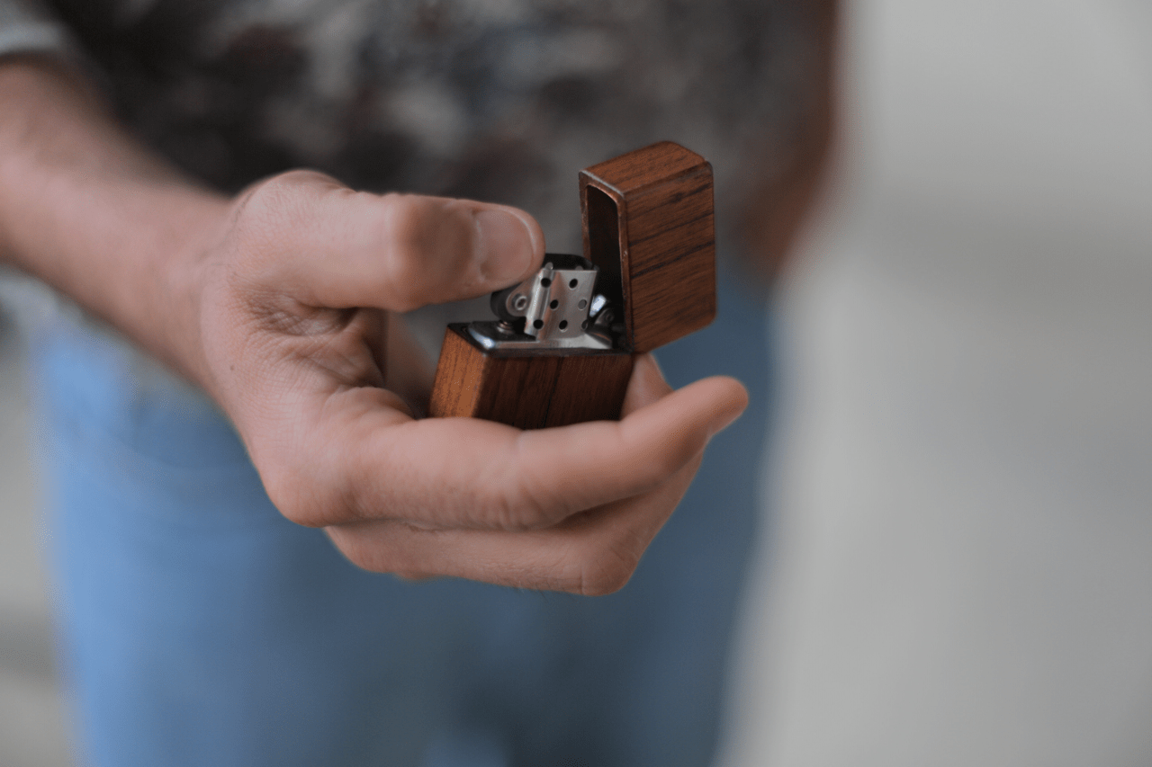 Wooden Lighter - Handcrafted Zippo-Style Wood Lighter - TwoodWooden LighterTwoodshoppingeco-friendlyCompactbeigeeco-friendly