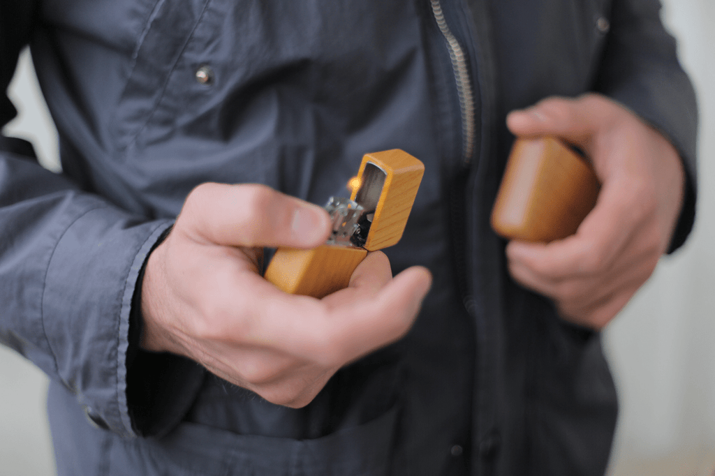Wooden Lighter - Handcrafted Zippo-Style Wood Lighter - TwoodWooden LighterTwoodshoppingeco-friendlyCompactbeigeeco-friendly