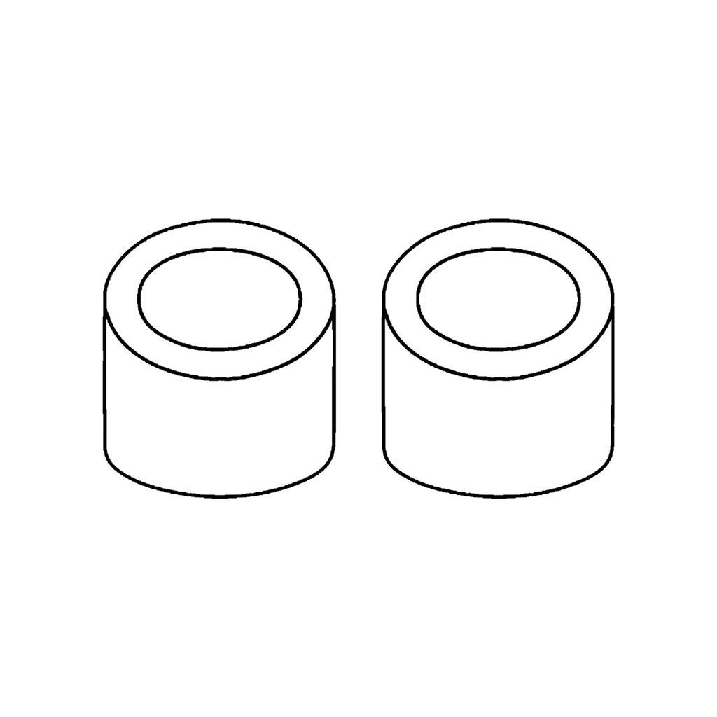 Pair of eco-friendly wooden tealight holders in maroon and holika colors, handcrafted for candles or flowers.