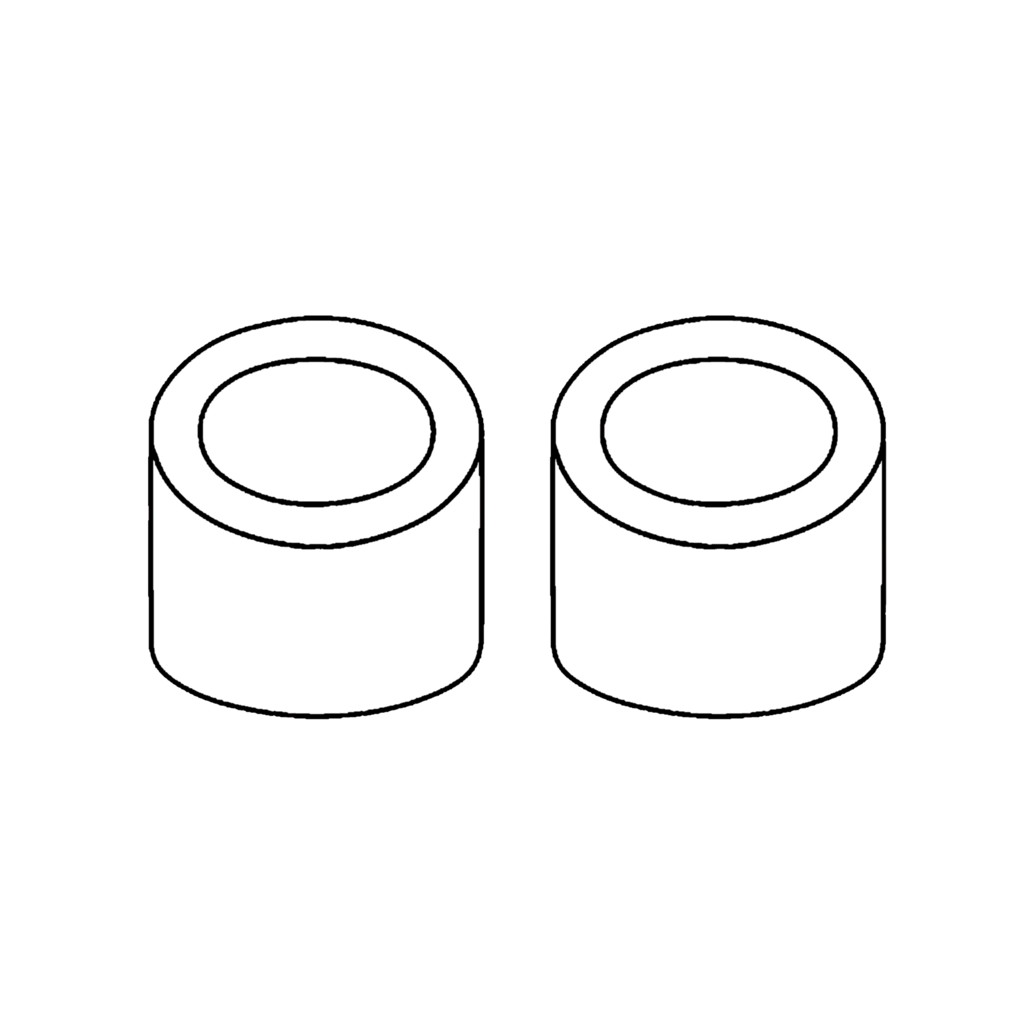 Pair of eco-friendly wooden tealight holders in maroon and holika colors, handcrafted for candles or flowers.