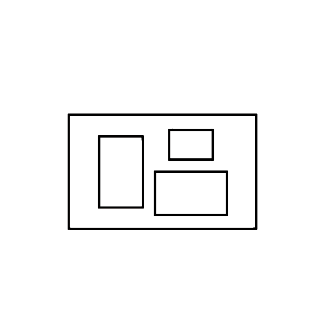 Wooden Accessories Box (Three Items)