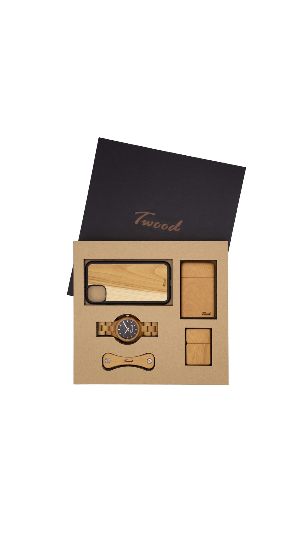Wooden Accessories Box (Five Items)