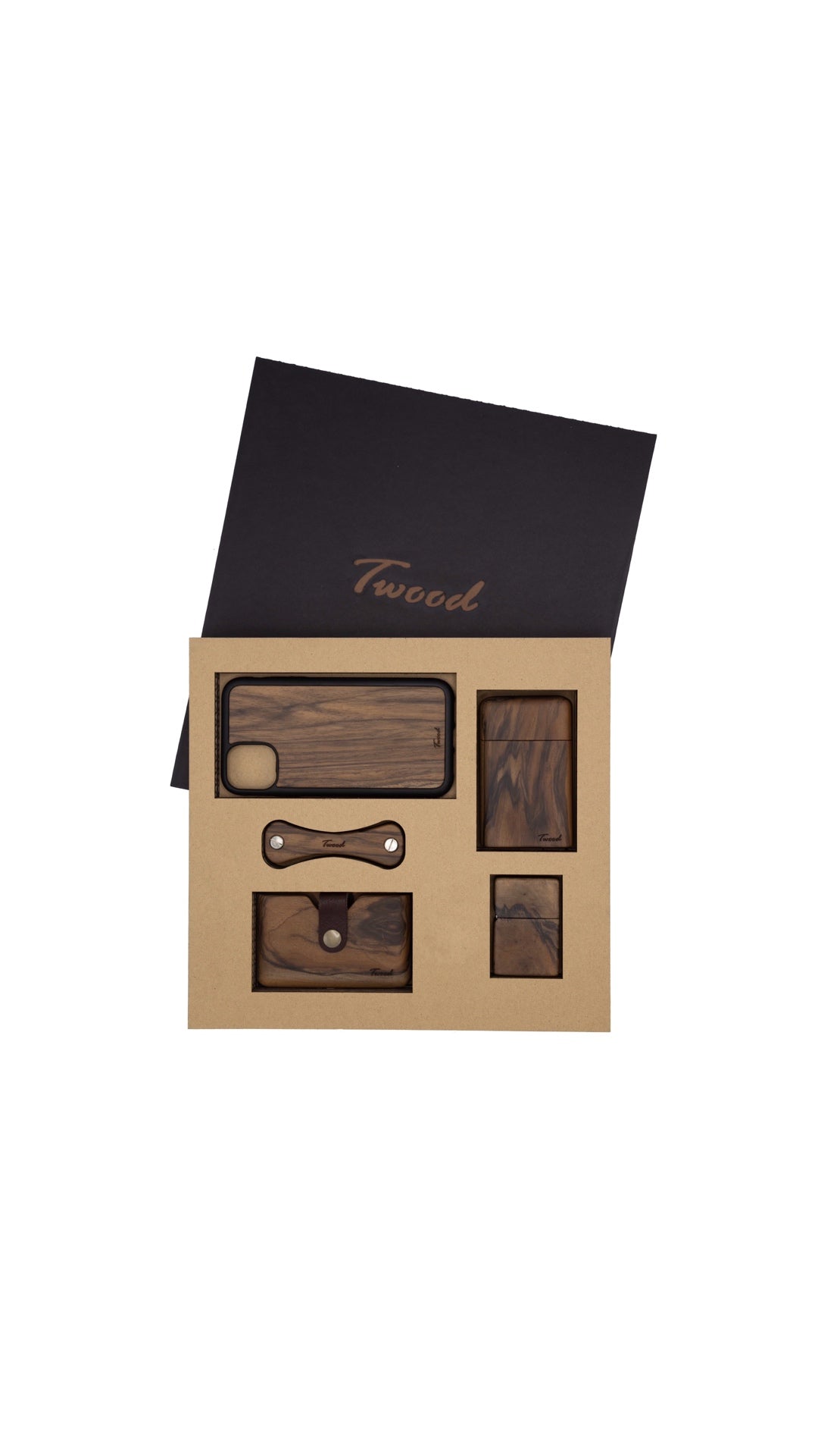 Wooden Accessories Box (Five Items)