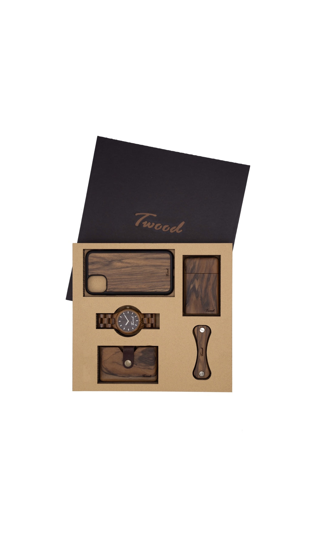 Wooden Accessories Box (Five Items)