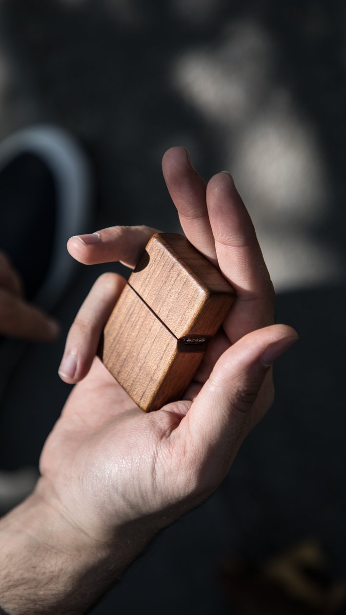 Wooden Lighter - Handcrafted Zippo-Style Wood Lighter - TwoodWooden LighterTwoodshoppingeco-friendlyCompactbeigeeco-friendly